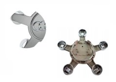 Krytky kol, pokličky na kola AUDI 150mm šedá 4L0601165D