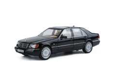 Mercedes Benz S W140 Metallmodell Spielzeug Batterie Lichter Sound 1:24 Schwarz
