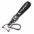 PEUGEOT key fob, keychain black leather