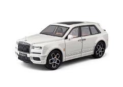 Rolls Royce Cullinan metalen model speelgoedbatterijverlichting klinkt 1:20 Wit