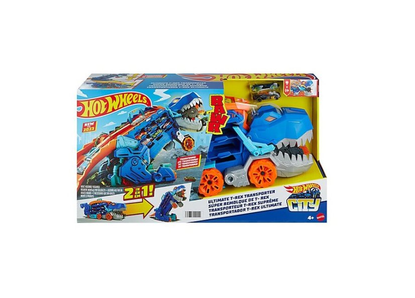 HOT WHEELS City T-Rex tractor with lights and sounds HNG50