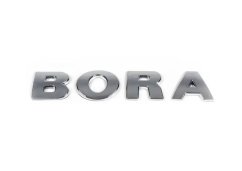 BORA inscription - shiny chrome 130mm