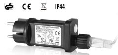 LUMA LED Cadeia leve, 1000 LEDs 100m, cabo de alimentação 5m, IP44, branco frio