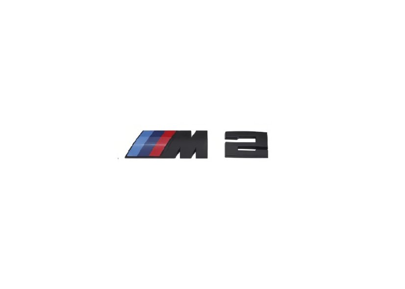 BMW M 2 lettering 93mm black