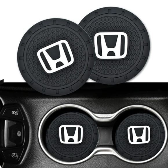 HONDA, 2 pcs Coasters, drink mat for the drink holder