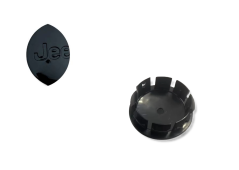 Krytky kol, pokličky na kola JEEP 56mm černá lesklá 52059522AA