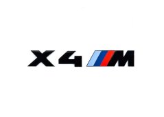 BMW X 4M lettering 170mm black