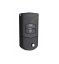 LUXURY key cover for MAZDA cars white glossy/Chrome