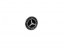 Emblem, huva logotyp MERCEDES BENZ Ø 57mm svart/krom A008171701