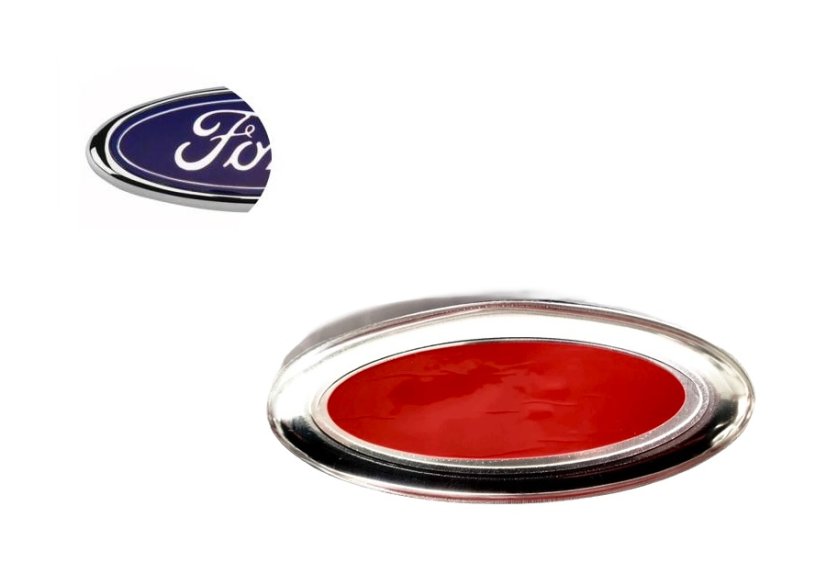 FORD emblem 143 x 60mm front and back emblem, logo - blue