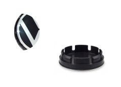 Wheel center cap ŠKODA 56mm black chrome 5E0601151FOD 5JA601151-KOPIE