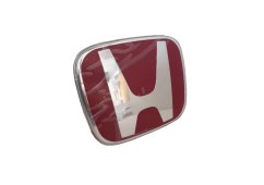 Emblem Honda CIVIC SI JAZZ FIT 2001-11 front red chrome 75700-T5S-U00