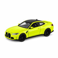 BMW M4 leksak metall modell batteridrivna lampor ljud 1:32 Grön