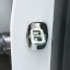 4 pcs PEUGEOT Protective cover for the door latch- silver