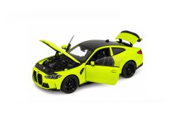 BMW M4 leksak metall modell batteridrivna lampor ljud 1:32 Grön