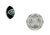 Wheel center cap LAND ROVER 63mm black green chrome LR069899