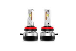 H8 H9 H11 H16 eesmised LED-pirnid esituledele 55W 12V Canbus 6000LM, kuni 200% rohkem heledust