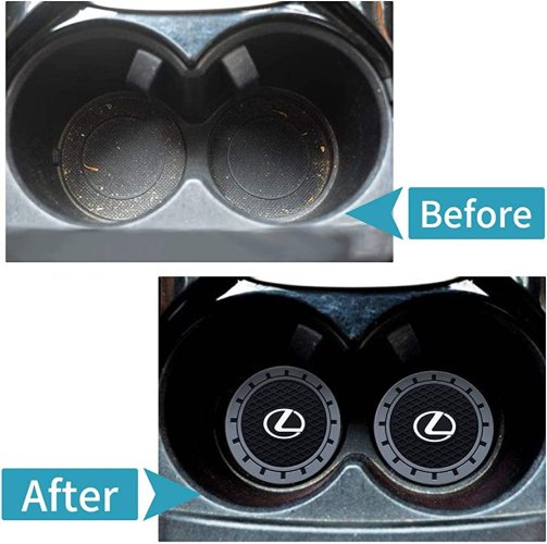 LEXUS, 2 pcs Coasters, drink mat for the drink holder