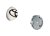 Tapa central de rueda TOYOTA 60mm plata