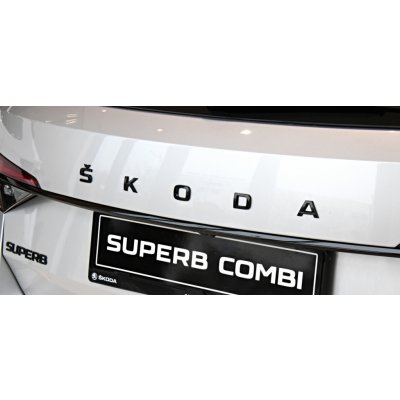 ŠKODA SUPERB 3 Inscrição com modelo de carta - preto brilhante 3V0853687J041