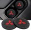 MITSUBISHI, 2 pcs Coasters, drink mat for the drink holder