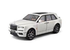Rolls Royce Cullinan metalen model speelgoedbatterijverlichting klinkt 1:20 Wit