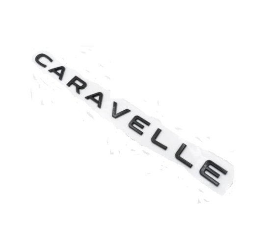 Inscrição CARAVELLE - preto brilhante 337mm