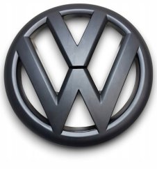 VW Volkswagen GOLF 6 2008-2014 (135mm) priekinė emblema, logotipas 5KO853601C - matinė juoda