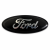 FORD emblem 175 x 72mm front or rear - glossy black