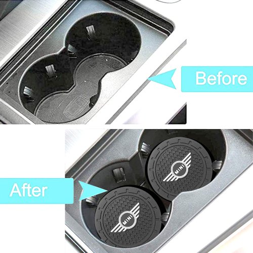 MINI COOPER, 2 pcs Coasters, drink mat for the drink holder