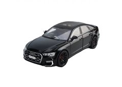 Audi A6 kovinski model igrače luči baterije zvok 1:24 Črna