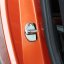 4 pcs RENAULT Protective cover for the door latch- silver
