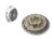 Calota central da roda AUDI 146mm cinza prata 8D0601165K