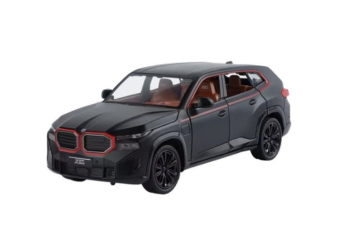 BMW XM metal model toy battery lights sound 1:32 black