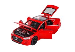Audi RS7 speelgoed metalen model verlichting op batterijen geluid 1:32 rood