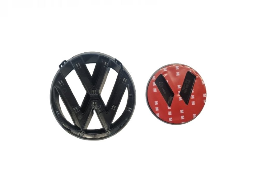 VW TIGUAN (2013-2017) front and rear emblem, logo (14,6cm a 11cm) - black