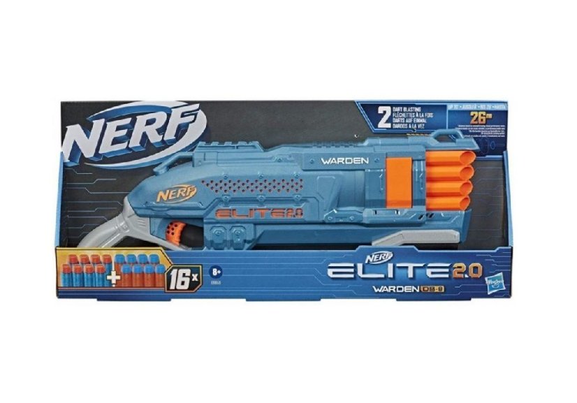 HASBRO NERF children's gun Elite Warden DB-8