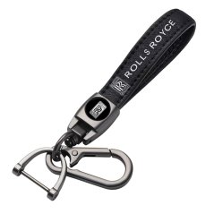 Rolls Royce key fob, keychain black leather