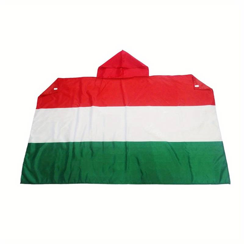 Original hooded body flag (150x90cm, 3x5ft) - Hungary