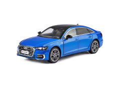 Audi A6 L kovinski model igrače luči baterije zvok 1:24 Modra
