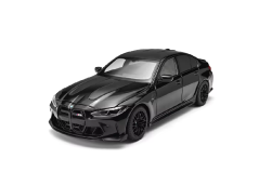 BMW M3 CS LCI modelo de metal juguete batería luces sonido 1:24 Negro