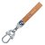 VOLVO key fob, keychain brown leather