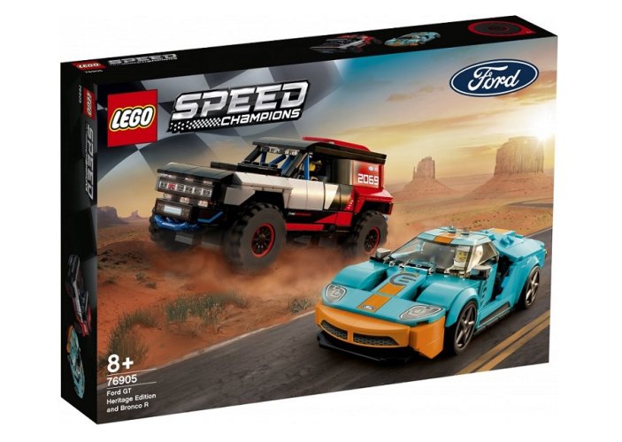 LEGO Speed Champions 76905 Ford GT Heritage Edition és Bronco R