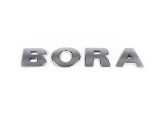 BORA inscription - shiny chrome 130mm