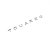 TOUAREG inscription - chrome shiny 305mm