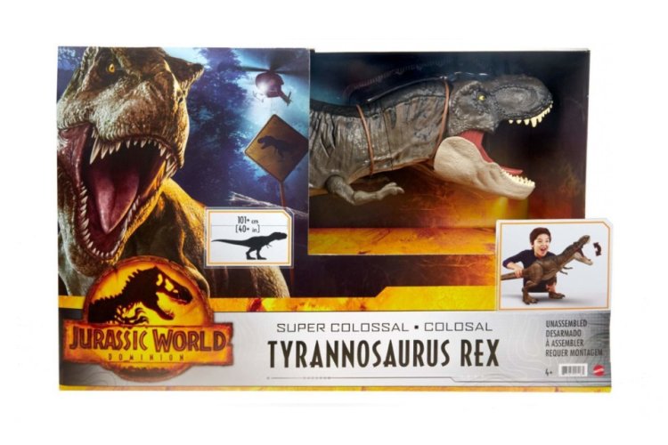 MATTEL Jurassic World Dominação Super o gigante Tiranossauro Rex