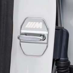 4 pcs BMW M Protective cover for the door latch- silver