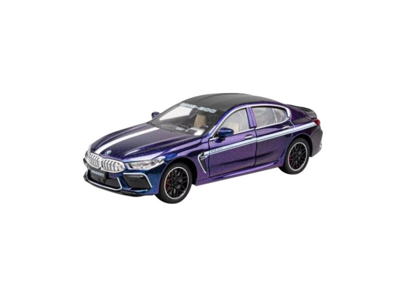 BMW M8 metalen model speelgoedbatterijverlichting klinkt 1:32 Groente-KOPIE