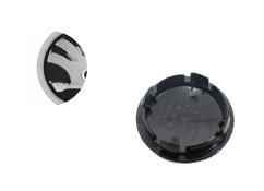 Wheel center cap ŠKODA 56mm black chrome 5E0601151FOD 5JA601151