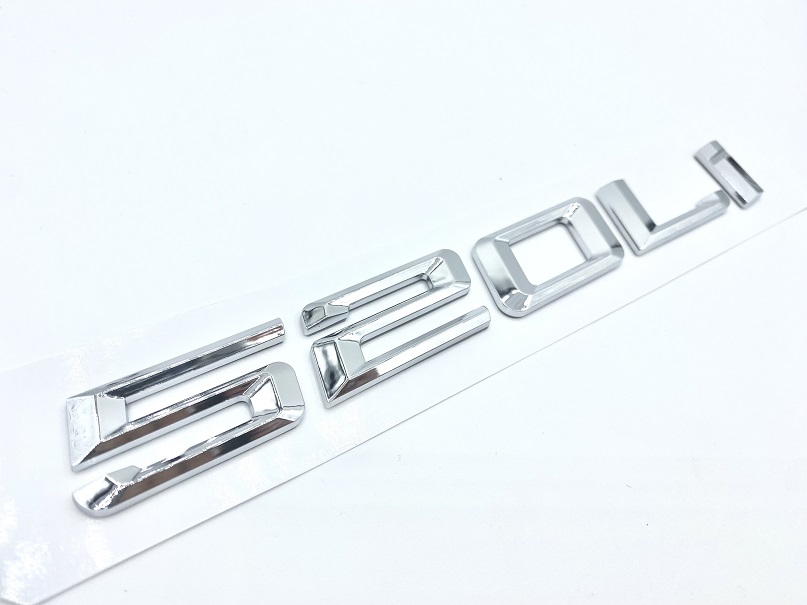 520Li inscription old style - chrome